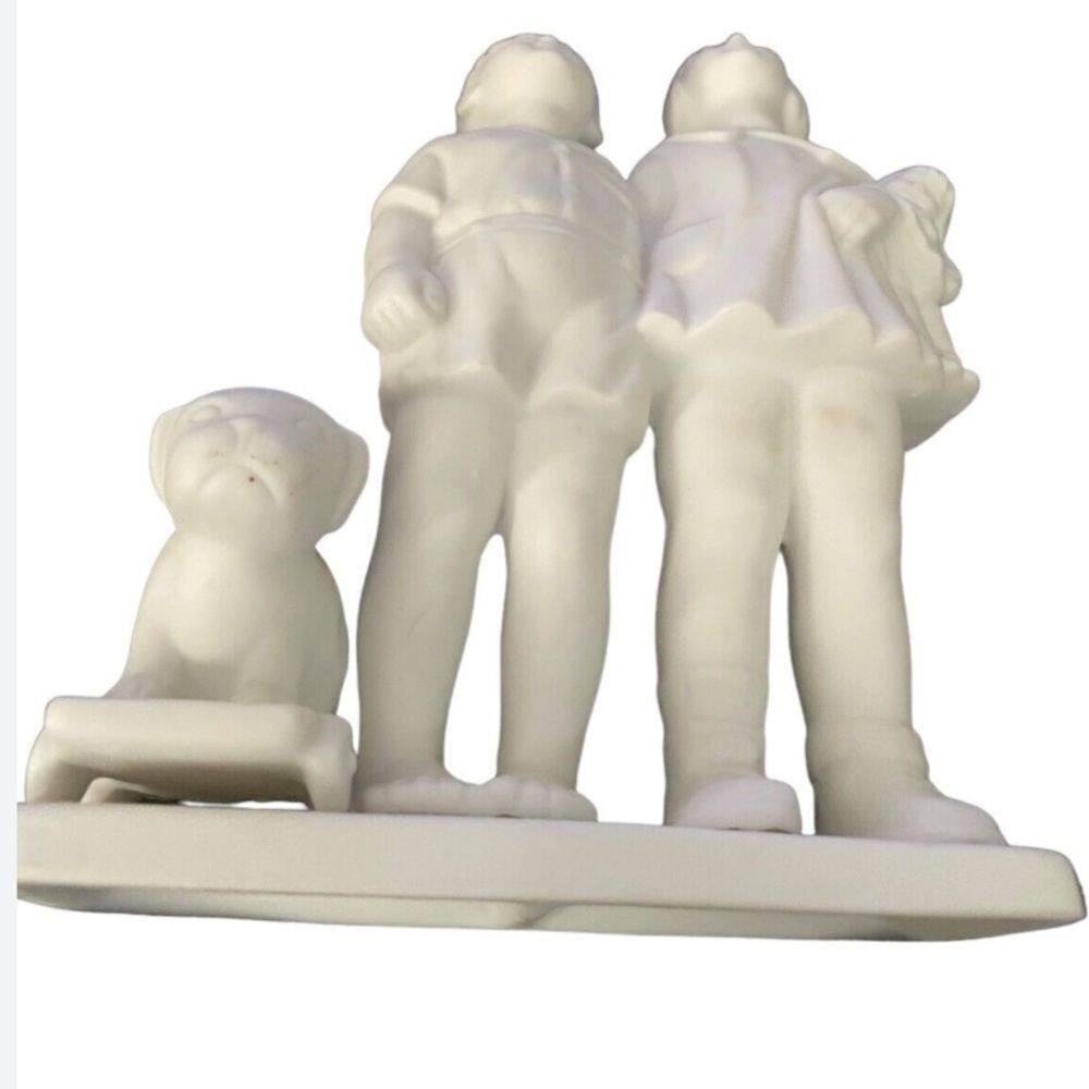 The Little Pals Lawn Memorial-Park Assn Glendale,Calif Bisque Porcelain Figures - Picture 7 of 14
